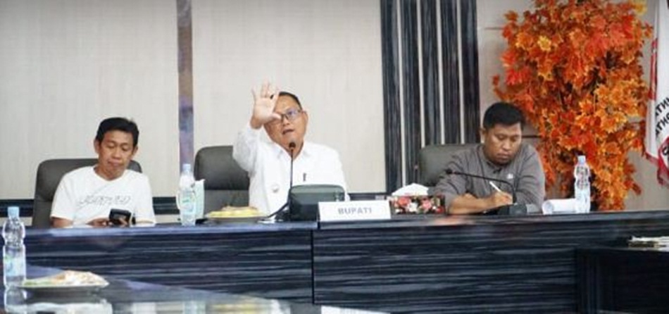 Diskusi publik penyusunan peta Jakestra GPS 2035 dan road show kemiskinan ekstrem.(F:kmfo)