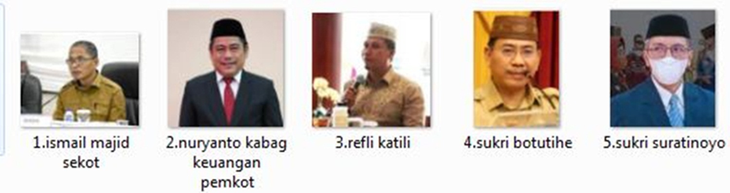lima calon penjabat walikota yang sedang  digodok Kemendagri (F:ist)