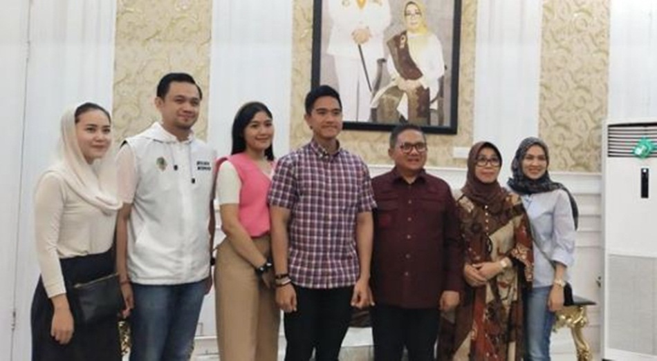 Kaesang saat sambangi Rumah Dinas Wali Kota Gorontalo(F:ist)