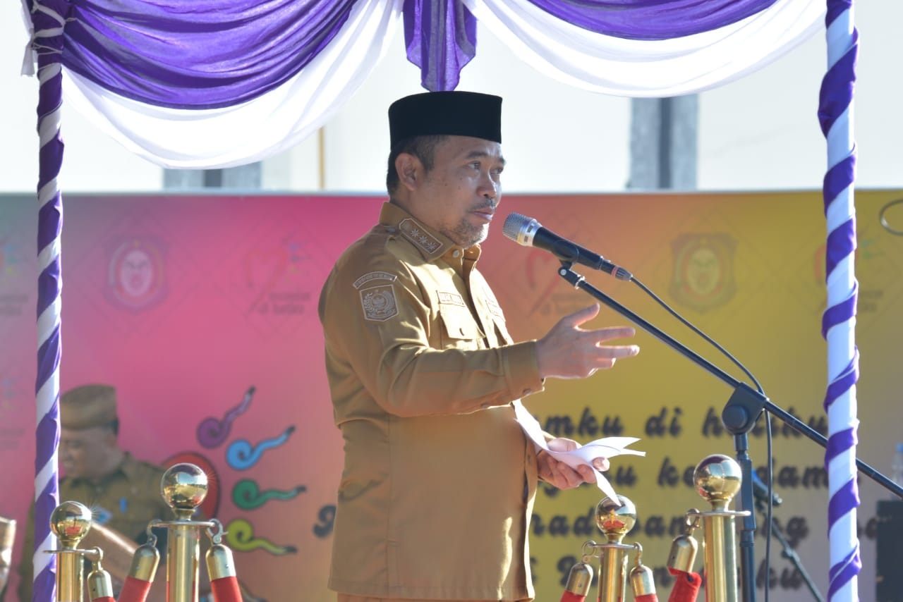 Penjabat Gubernur Gorontalo Ismail Pakaya.(F:kmfo)