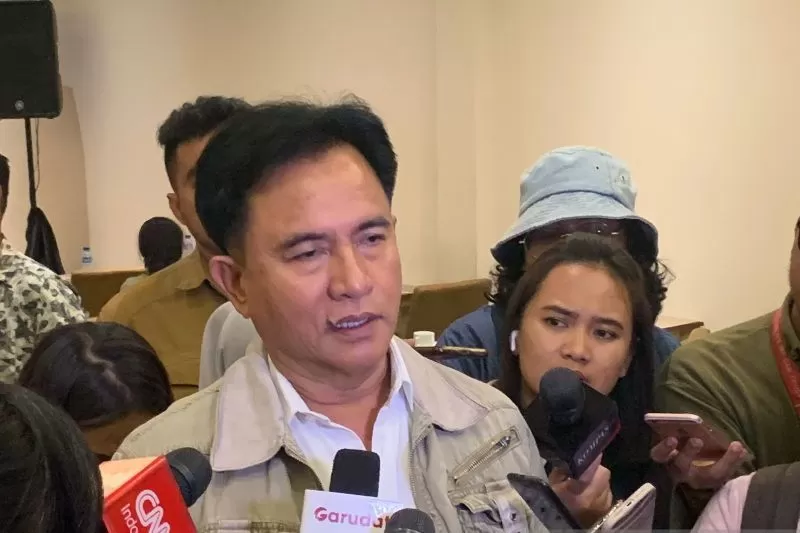 Ketua Tim Pembela Prabowo-Gibran Yusril Ihza Mahendra (ANTARA/Mario Sofia Nasution)