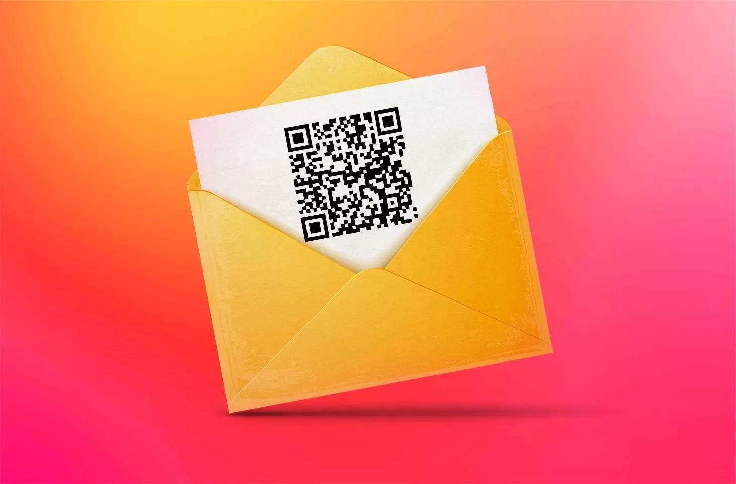 Ilustrasi: Tautan kode QR dalam email. (Istimewa).