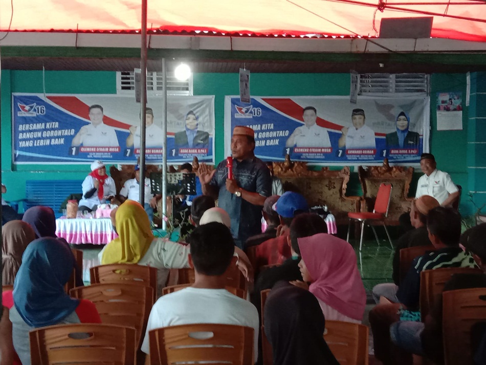 Kampanye Perindo Boalemo di wilayah Saripi (F:BangHen)