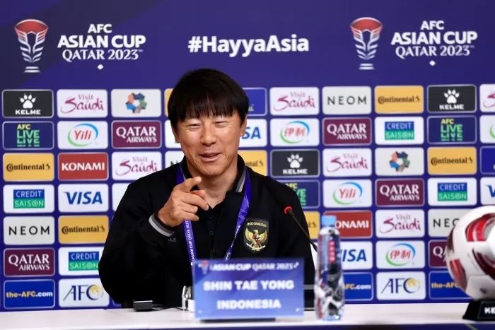 AMBISI: Shin Tae-yong menekankan bahwa Indonesia tidak akan tinggal diam. Dia akan mengerahkan segalanya di Piala Asia 2023. (PSSI)