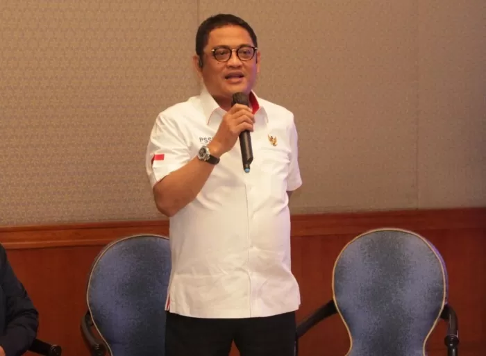 PROTES: Endri Erawan layangkan protes resmi ke AFC pasca keputusan kontroversial wasit dalam penggunaan VAR dalam laga Indonesia vs Irak Grup D Piala Asia 2023. (PSSI)