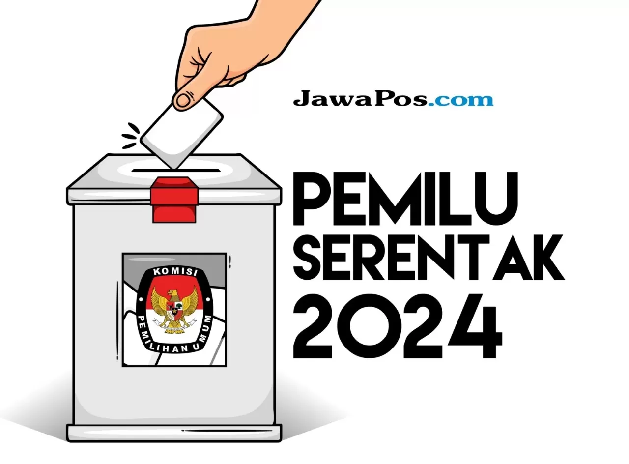 Ilustrasi Pemilu 2024. (Dimas Pradipta/JawaPos.com)