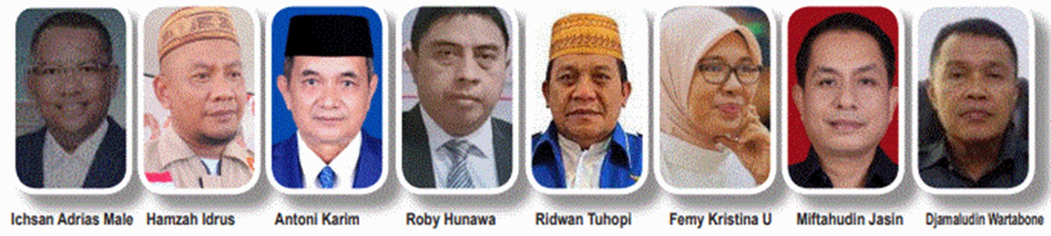 Sejumlah Caleg Dapil Bone Bolango yang membidik kuursi DPRD Provinsi (F:istimewa)