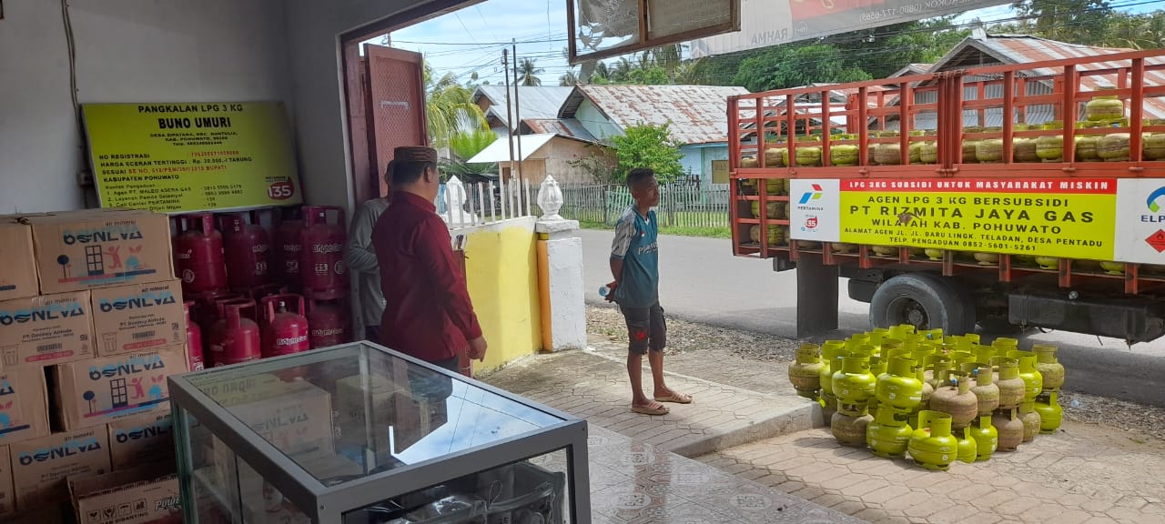5000 elpiji 3 klg disalurkan Pertamina ke wilayah Pohuwato (F:dok Disperindagkop)