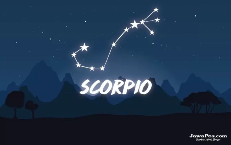Ilustrasi zodiak Scorpio (Kokoh Praba Wardani/Dok. JawaPos.com)