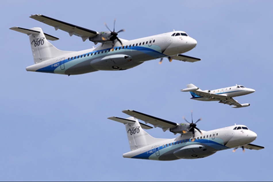 Pesawat tipe Twin Otter DHC 6-300 berkapasitas 19 orang akan melayani masyarakat Provinsi Gorontalo dengan rute Bandar Udara (Bandara) Djalaluddin Gorontalo ke Kabupaten Pohuwato.(F:istimewa)