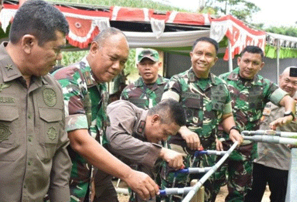 Pangdam XIII Merdeka Launching Program Manunggal Air di Gorontalo Utara (F:hms-Kmfo)