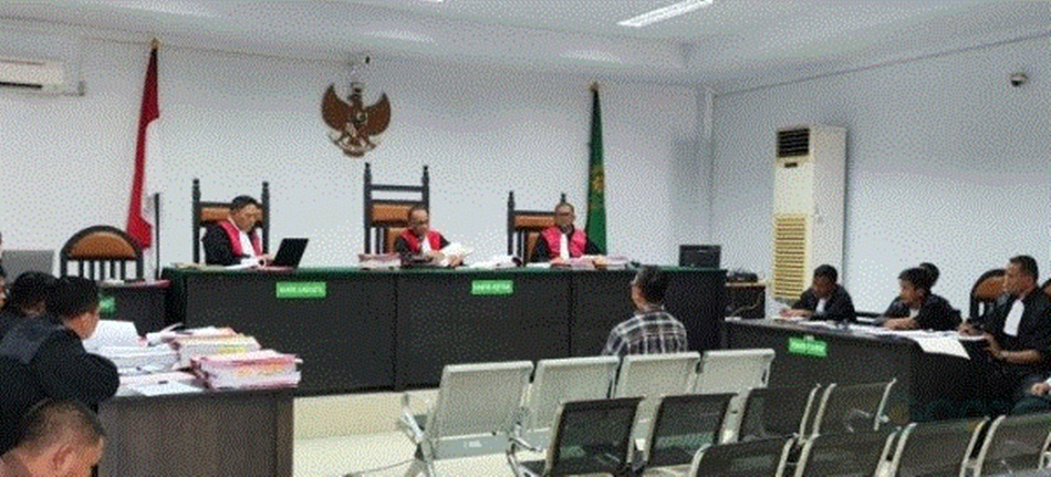 Saksi Sidang Kerusuhan Pohuwato Beberkan Satu Pelaku Pembakaran Belum Ditangkap Saksi di Hadirkan Perusahaan Insiden Pengrusakan Camp PT Merdeka Copper Gold (Istimewa)