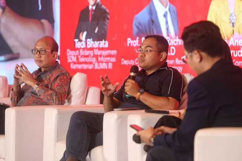 Deputi Bidang Manajemen Sumber Daya Manusia (SDM), Teknologi, dan Informasi, Kementerian Badan Usaha Milik Negara (BUMN), Tedi Bharata.(F:Ist)