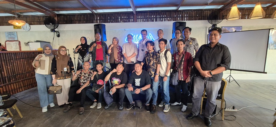 peserta Kegiatan Media Gathering Community, yang  digelar Kantor Imigrasi Gorontalo.(F:Anthox)