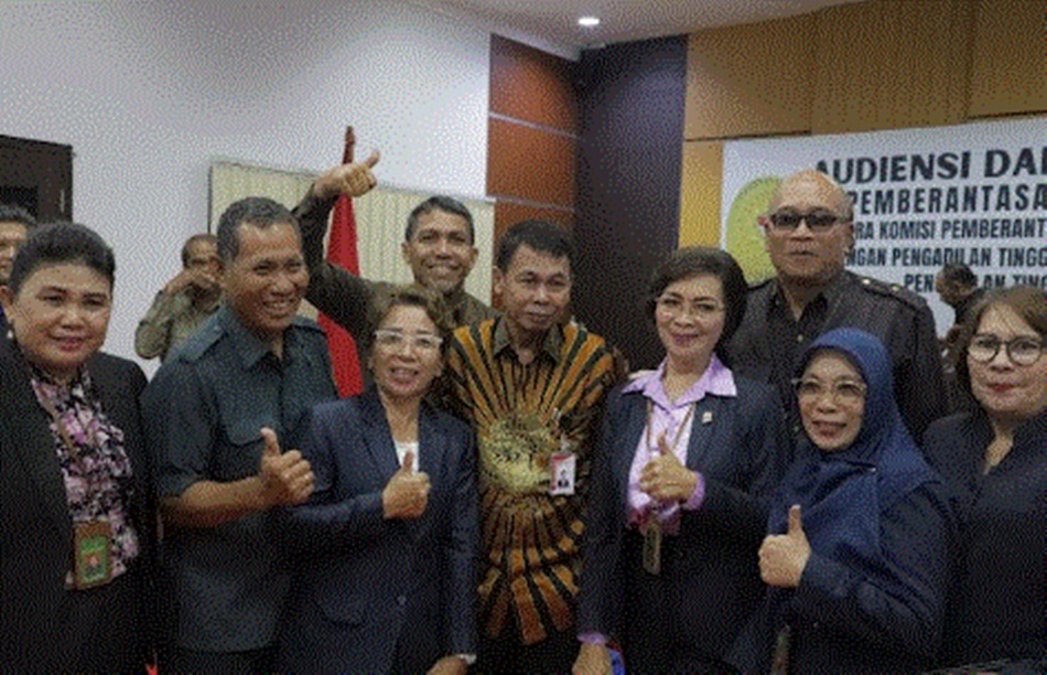 Ketua Komisi Pemberantasan Korupsi (KPK) Nawawi Pomolango saat di PT Manado.(F:hms KPK)