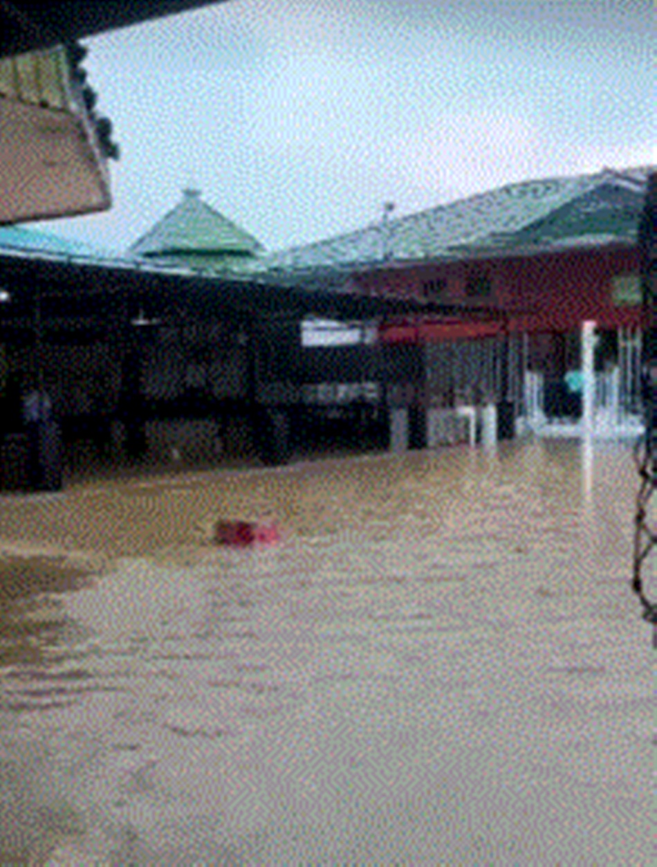 Kondisi Lapas Gorontalo yang tergenang banjir(F:FB)