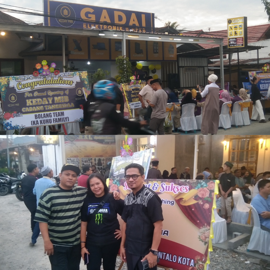 Indra Bempa saat laucing Outlet ke 5 MIB di jalan Hos. Cokroaminoto Sabtu (16/3/2024).