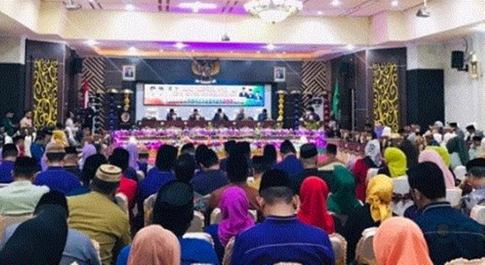 Suasana rapat Paripurna memperingati HUT Kota Gorontalo ke 296.(F:Ist)