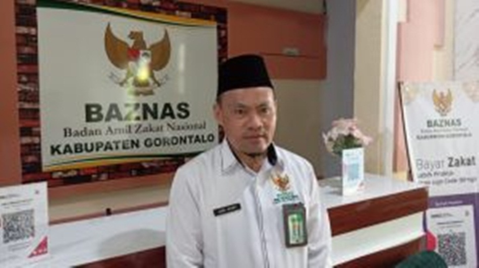 Ketua Baznas Kabgor, Sukri Moonti (F:dok)