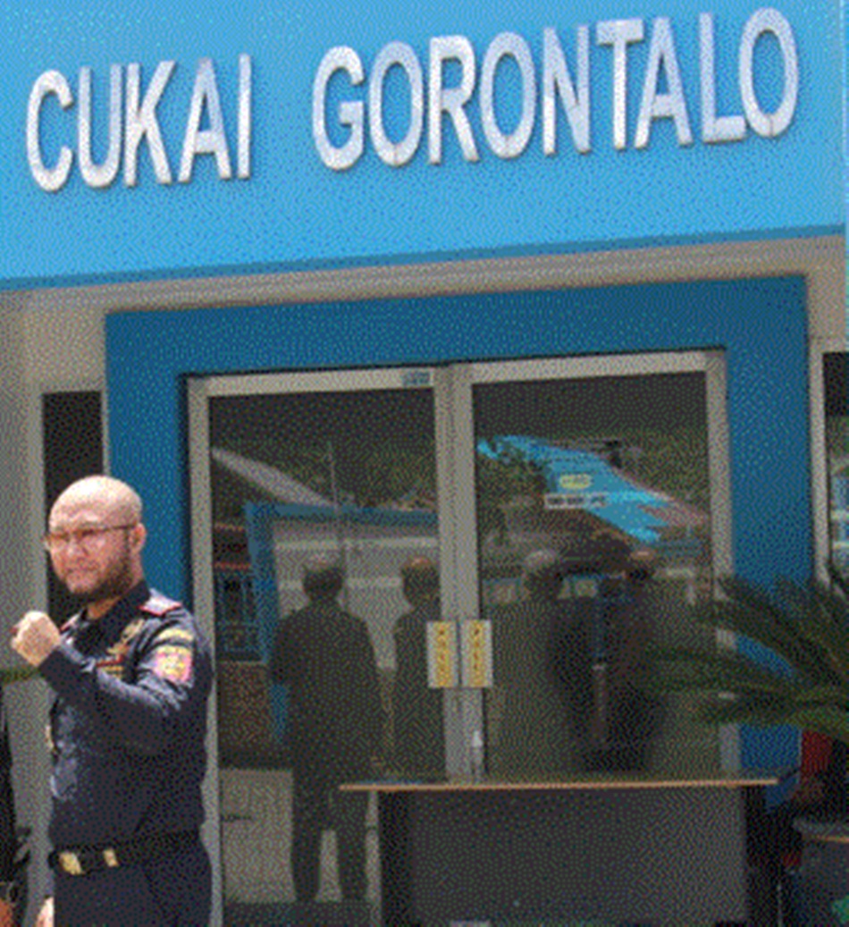 Kepala Seksi Penindakan dan Penyidikan KPPBC Gorontalo  Setyo Nugroho (F:dok KPPBC)