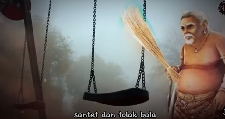 Ilustrasi - Keajaiban sapu lidi, mengusir santet dan menolak bala dengan mudah.