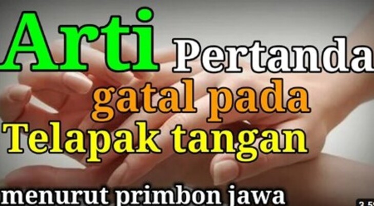 Ilustrasi - Arti gatal pada telapak tangan