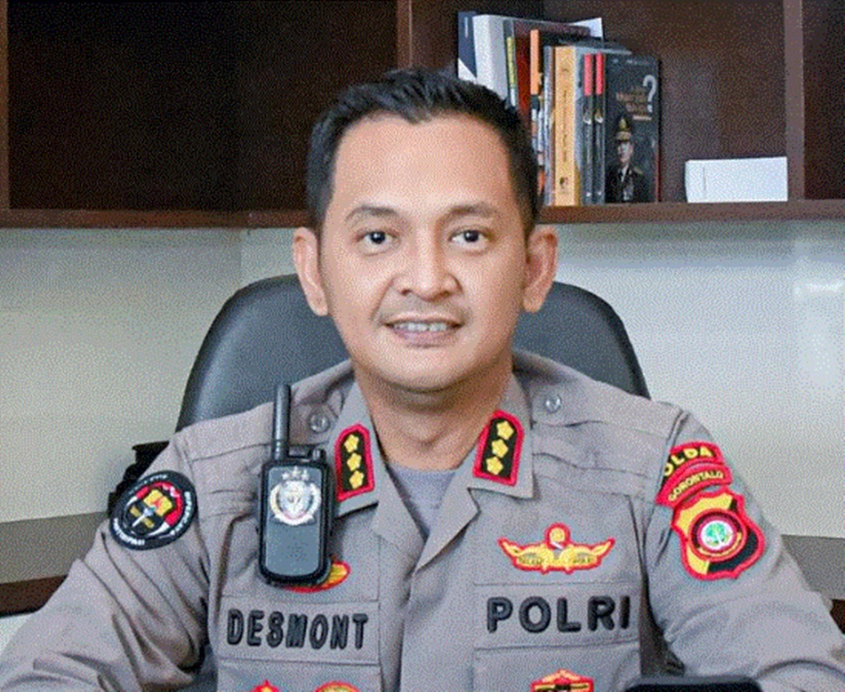 Kabid Humas Polda Gorontalo Kombes Pol. Desmont Harjendro. (F:hms-Polda)