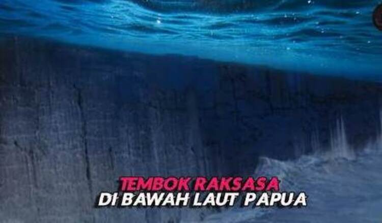 Ilustrasi - Misteri Tembok Raksasa di Bawah Laut Papua Sepanjang 110 Km