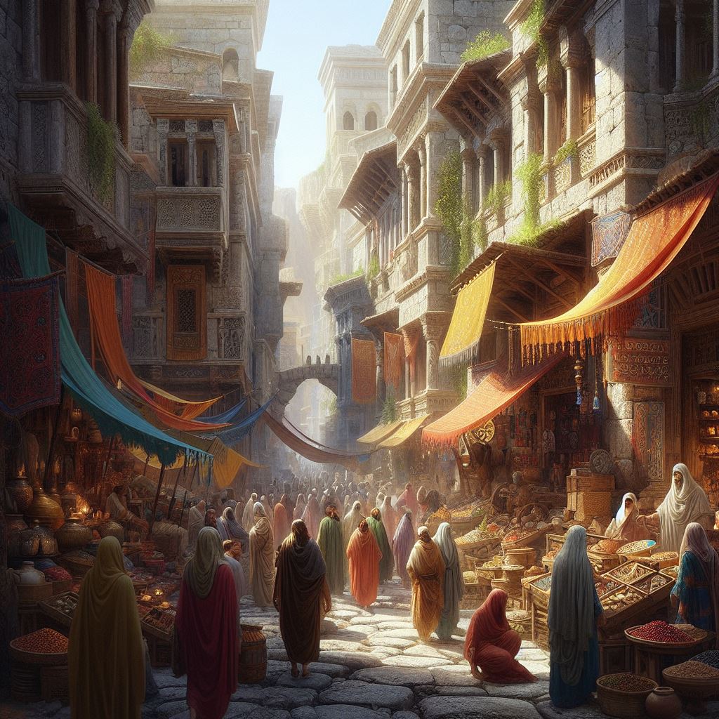 Ilustrasi kota Troya