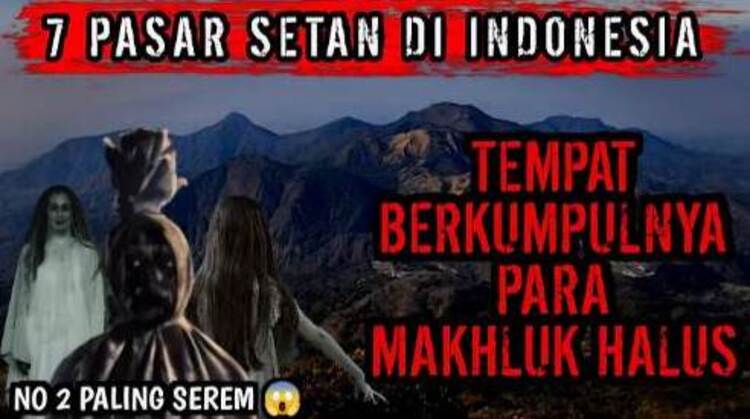 Ilustrasi - 7 Pasar setan di Indonesia