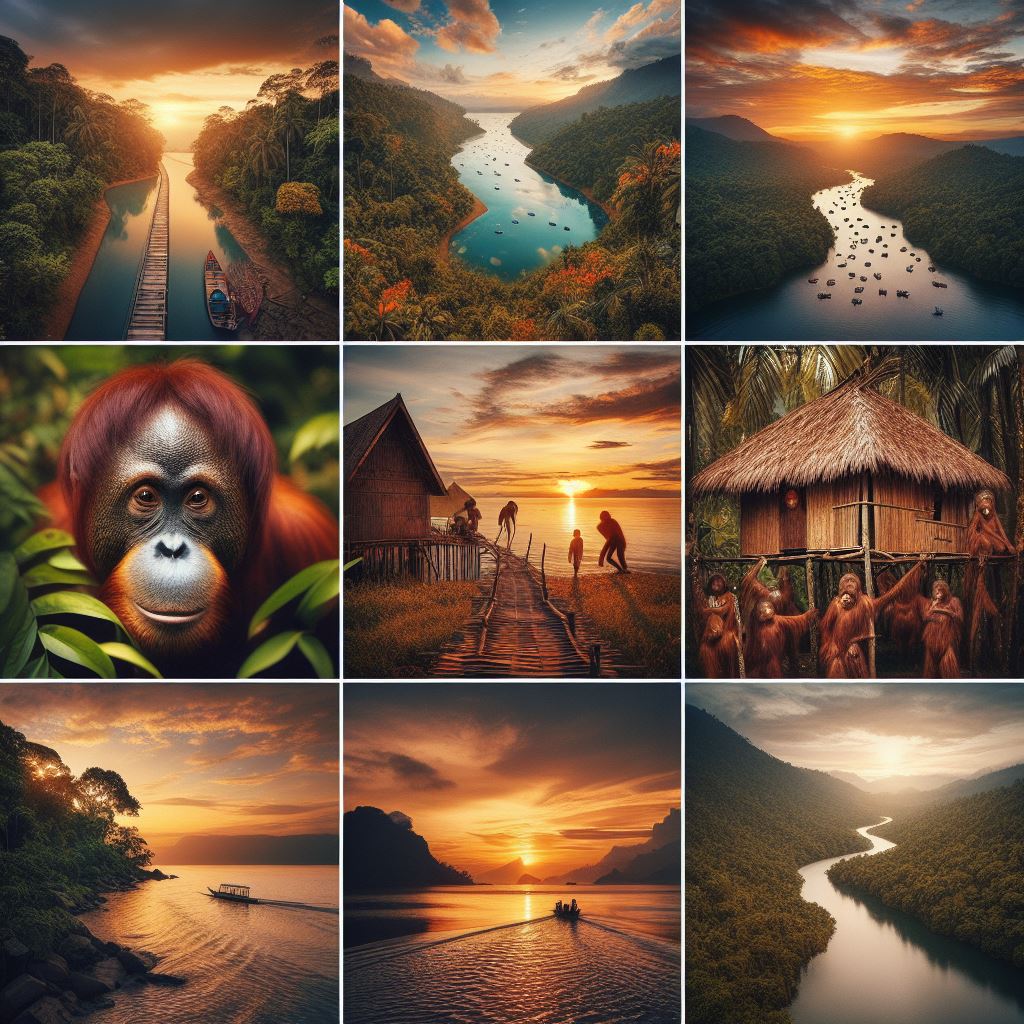Ilustrasi Foto Kalimantan