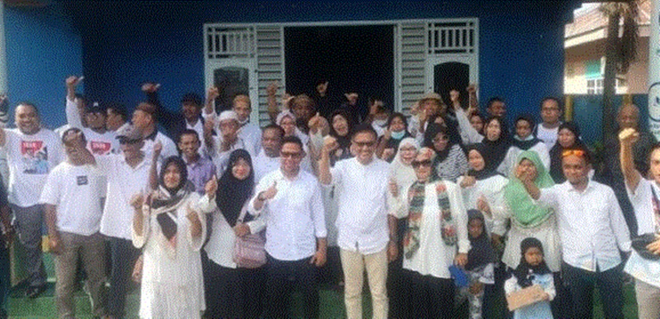 Amran Mustapa-Irwan Mamesa Daftar Penjaringan NasDem Pasangan Calon Bupati dan Calon Wakil Bupati Bone Bolango. (F:ist)