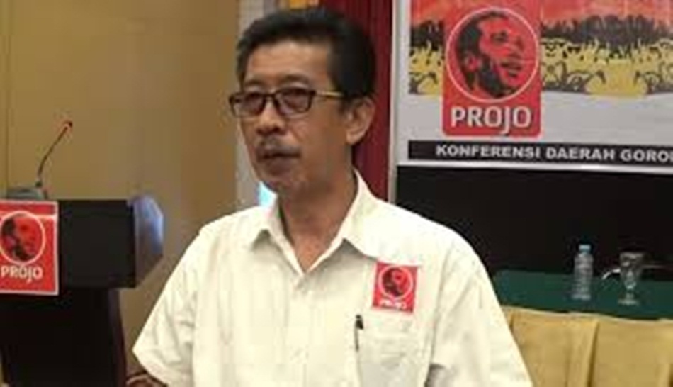 Ketua Projo Gorontalo Syamsu Bahri Umar (F:dok)