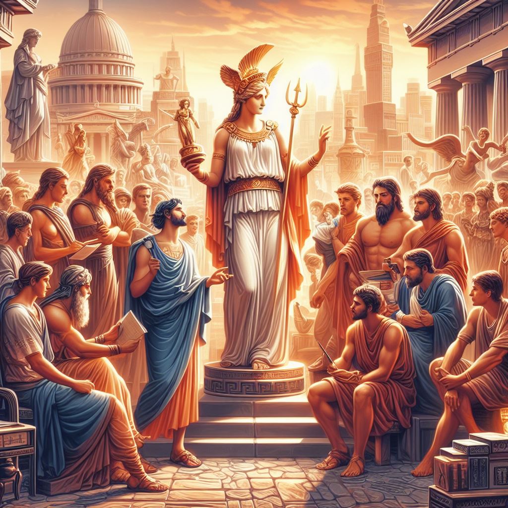 Ilustrasi Dewi Athena