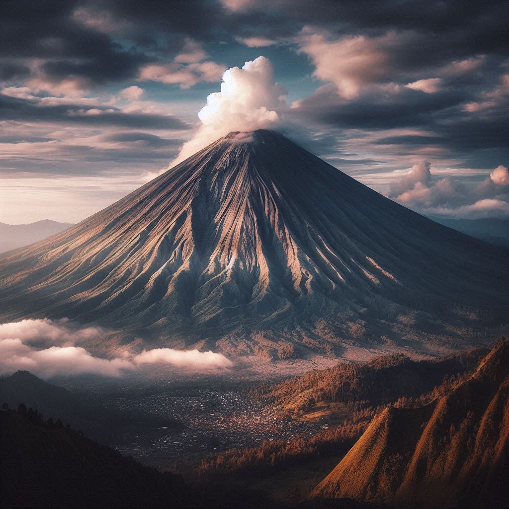 Ilustrasi Gunung Sumbing