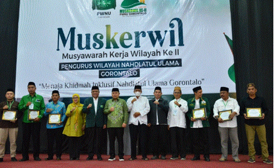 Penjagub Ismail Pakaya saat menghadiri Musyawarah Kerja Wilayah (Muskerwil) II   Pengurus Wilayah Nahdlatul Ulama (PWNU) di Asrama Haji.( Foto &ndash; Vaiz).