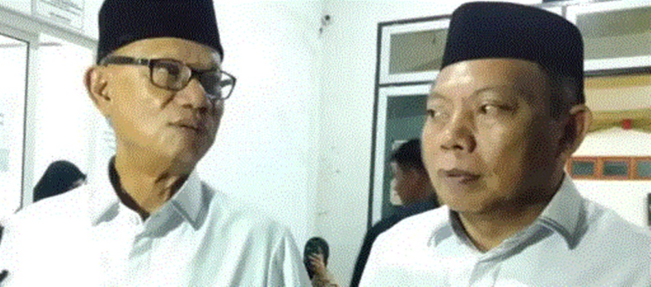 Mantan Bupati Ismet Mile perkenalkan pasangannya Risman Tolingguhu di Pilbup Bonebol (F:humas)