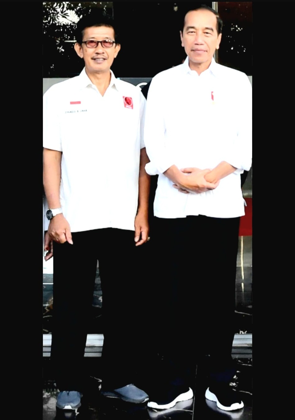 Ketua DPD Projo Gorontalo Syamsul Bachri Umar, ST bersama Presiden Jokowi (F:dok Projo)