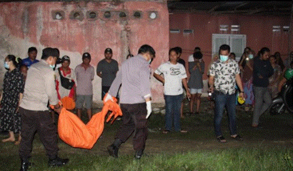 Polresta Gorontalo Kota Olah TKP penemuan mayat di Dungingi (F:Hms-pol)
