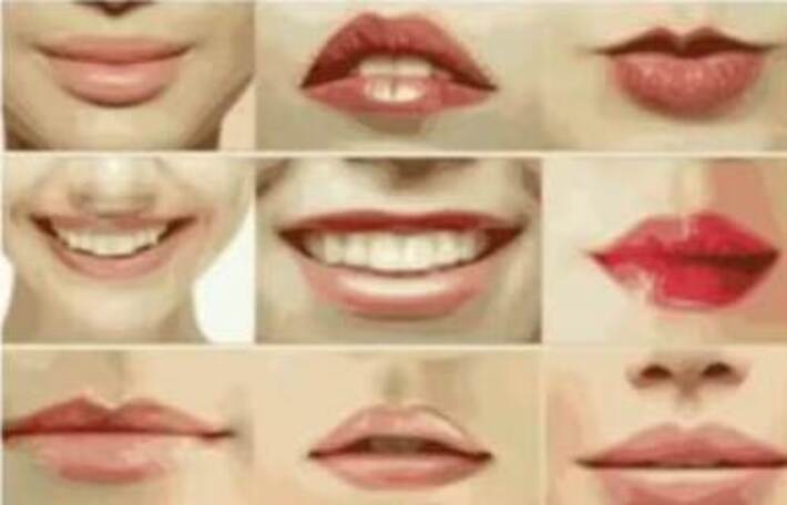 Ilustrasi - Bentuk bibir