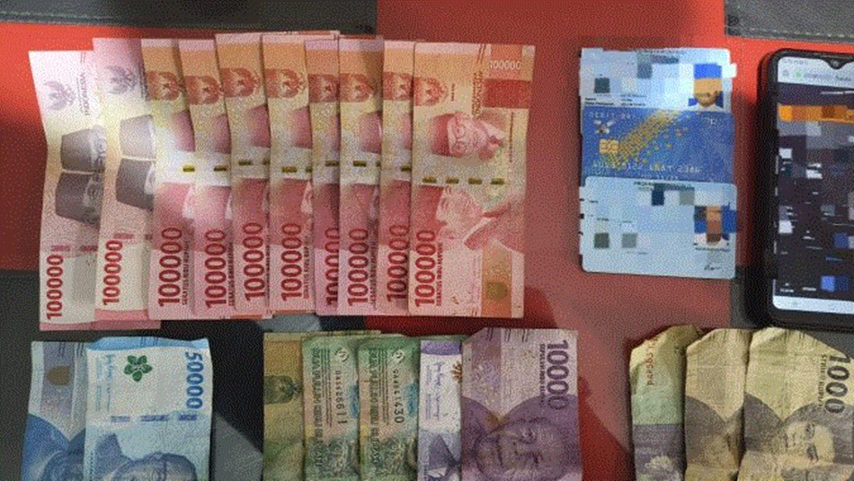 Barang bukti judi online yang berhasil diamankan Tim Rajawali Polresta Gorontalo Kota  (F:Hms-pol)