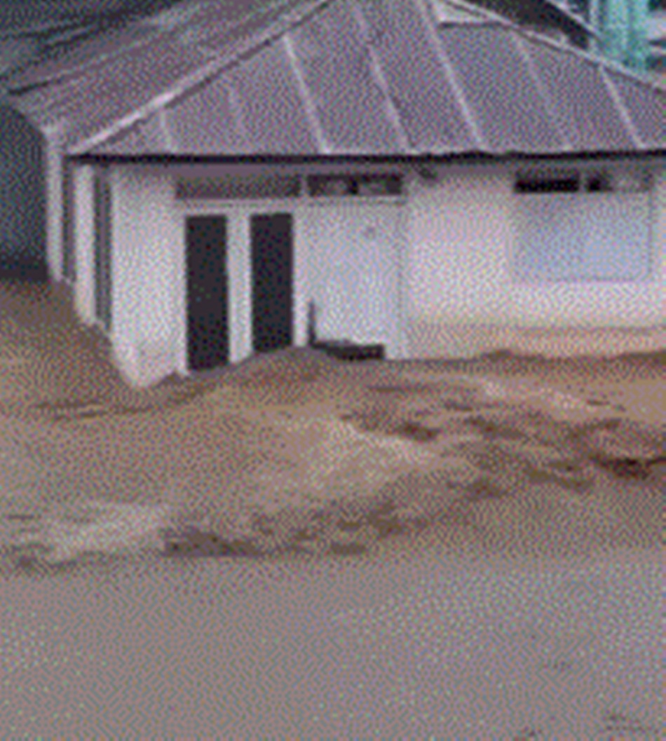 banjir yang melanda sejumlah desa di Dungaliyo Kabupaten Gorontalo (F:ist)