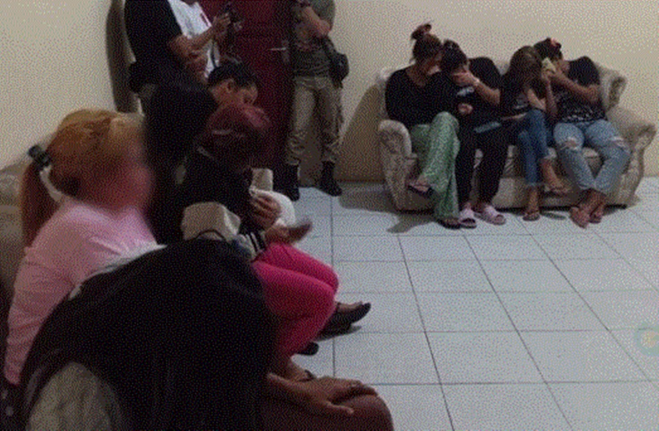 Sembilan wanita tanpa identitas diamankan Satpol PP Pohuwato dari beberapa tempat hiburan malam. (Foto :Istimewa)