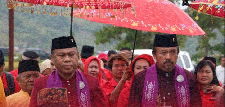 pasangan Ridwan Yasin dan Muksin Badar  diusung PDIP.(F:humas)