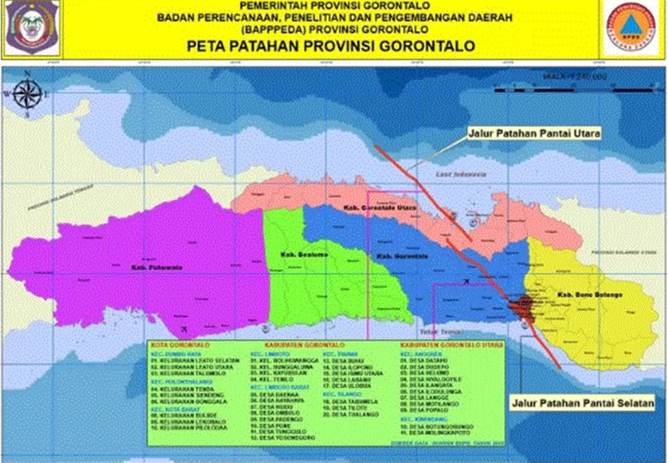 sesar aktif di Gorontalo (F:dok)