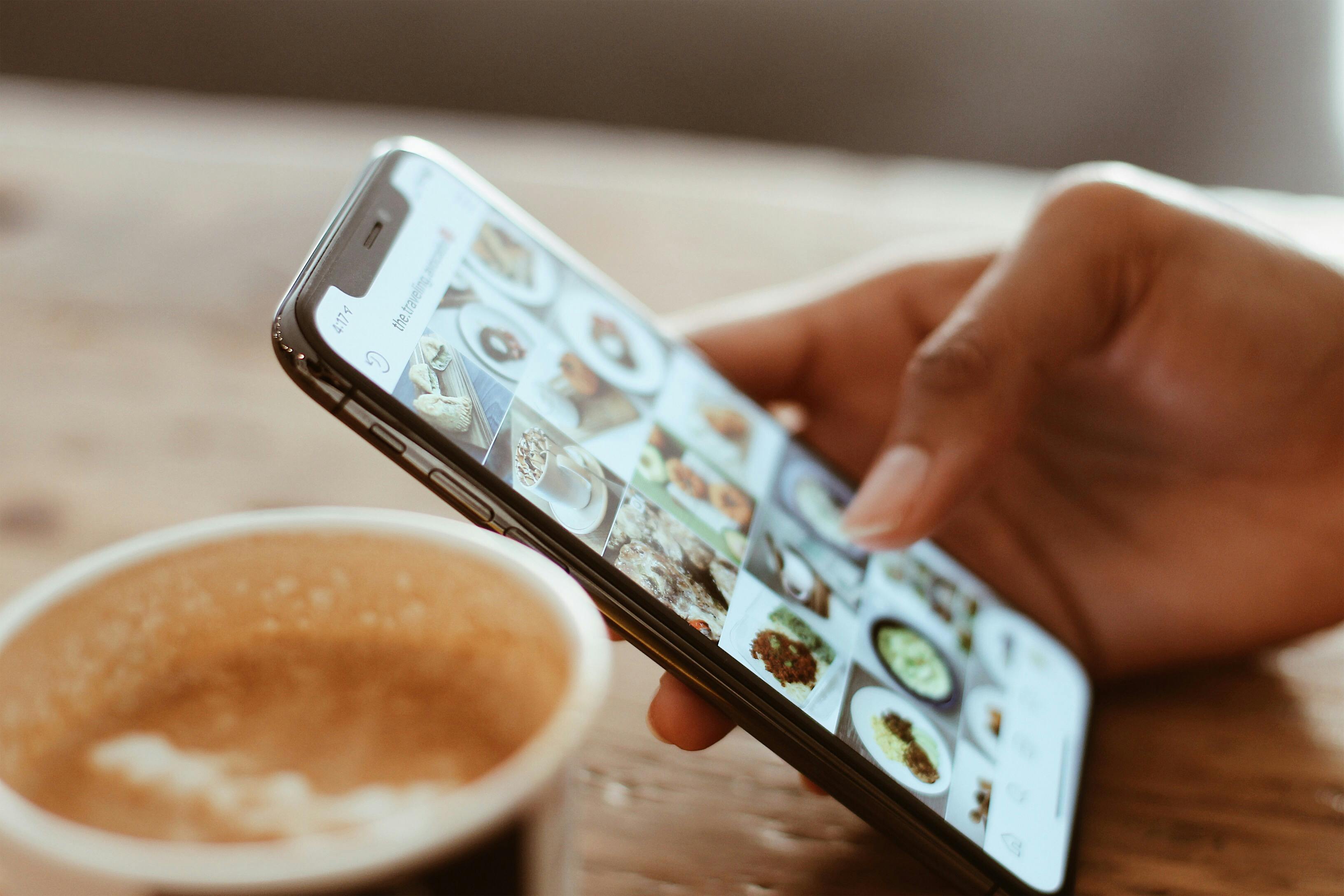tampilan layar smartphone