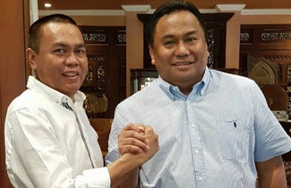 Cawagub Rustam Akili bersama Rachmat Gobel (F:dok Nasdem)
