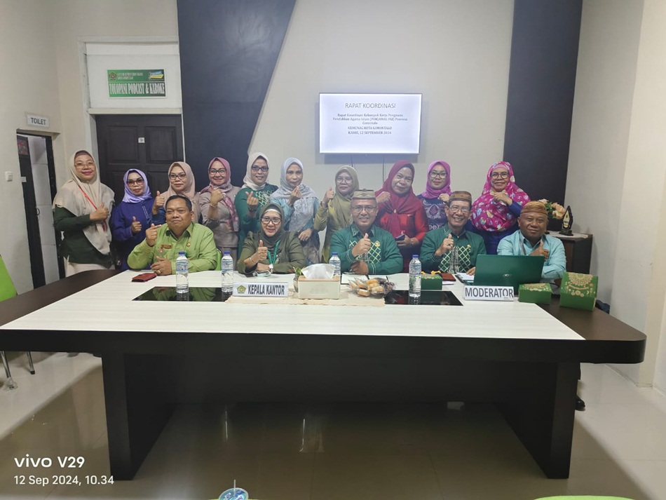 Peserta kelompok kerja pengawas Kemenag se Provinsi Gorontalo (F:humas)