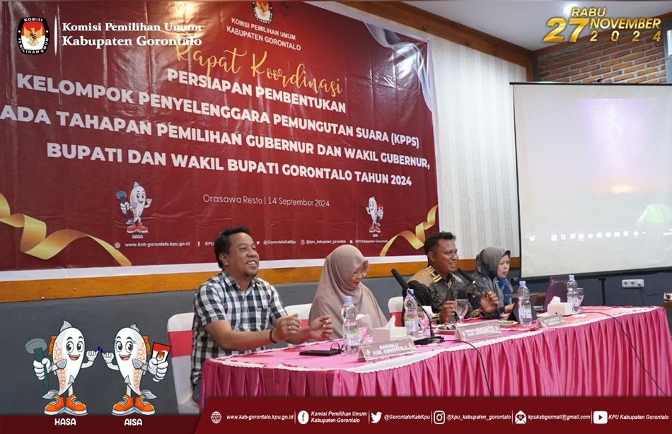 Pembukaan Rakor persiapan pembentukan KPPS (F"humas)