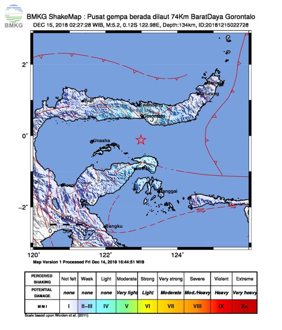 gempa guncang Gorontalo (F:BMKG)